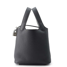 Load image into Gallery viewer, HERMES Picotin Padlock Eclat Ardoise / Green Platinum Taurillon Clemence Swift Leather Size PM

