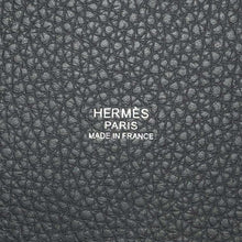 Load image into Gallery viewer, HERMES Picotin Padlock Eclat Ardoise / Green Platinum Taurillon Clemence Swift Leather Size PM
