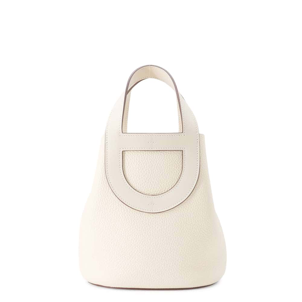 HERMES In the loop Nata Taurillon Clemence Swift Leather Size 18