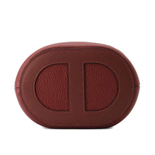 将图像加载到图库查看器中，HERMES In the loop Rouge H Taurillon Clemence Swift Leather Size 18
