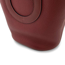 将图像加载到图库查看器中，HERMES In the loop Rouge H Taurillon Clemence Swift Leather Size 18
