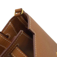 Load image into Gallery viewer, HERMES Kelly wallet long to go Gold Epsom
