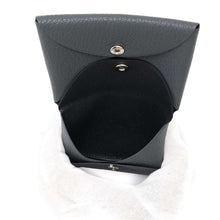 将图像加载到图库查看器中，HERMES Calvi Duo Verso Grimist/Black Chevre Myzore Goatskin
