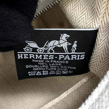 Load image into Gallery viewer, HERMES Brid A Black Rocabar Grease Flannel Wool  Size GM
