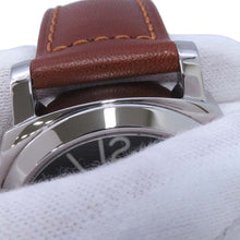 Load image into Gallery viewer, PANERAI Luminor marina logo W44mm Stainless Steel Leather Black DialPAM00005
