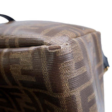 Load image into Gallery viewer, FENDI Zucca Backpack Brown/Black8BZ038 PVC Coated Canvas Leather
