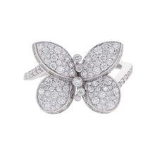 Load image into Gallery viewer, GRAFF Baby Princess Butterfly Earring Size Approximately 8th 18K White Gold
