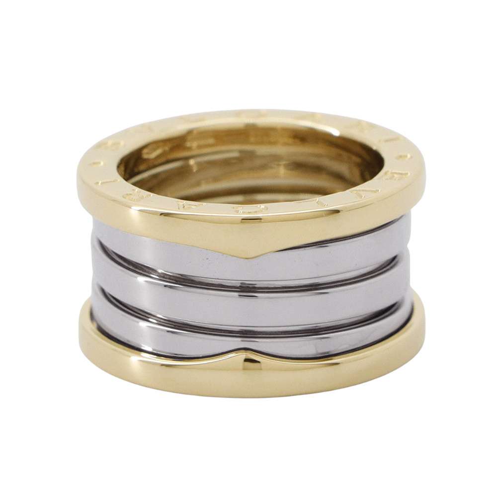 BVLGARI B-zero1 3-band Ring Ginza Limited Size 48/#8 K18YG K18WG
