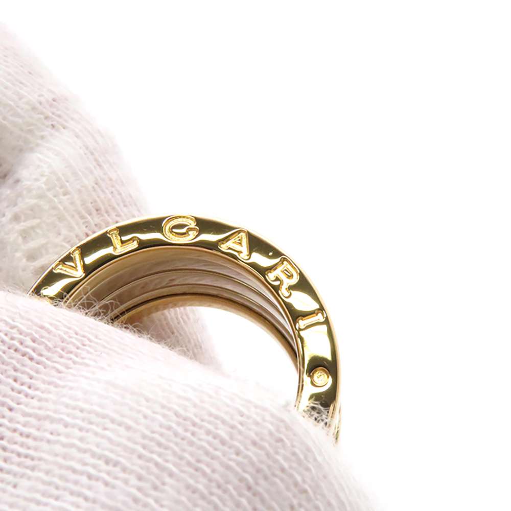 ブルガリ B.zero1 3バンド リング　48号 BVLGARI B-zero1 3-band Ring Ginza Limited Size 48/#8 K18YG