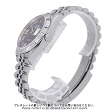 将图像加载到图库查看器中，ROLEX Datejust 36 W36mm Stainless Steel K18WG Aubergine Dial126234G
