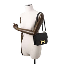 将图像加载到图库查看器中，HERMES Constance3 Miroir Black Epsom Size Mini
