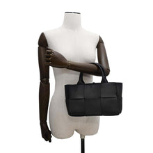 Load image into Gallery viewer, Bottega Veneta Arco Mini INTRECCIATO Cassette Tote Black709337 Leather
