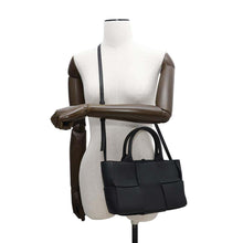 Load image into Gallery viewer, Bottega Veneta Arco Mini INTRECCIATO Cassette Tote Black709337 Leather
