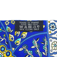 Load image into Gallery viewer, HERMES Twilly In the land of blooming birds Blue/Multicolor Silk100%
