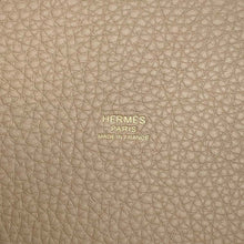 Load image into Gallery viewer, HERMES Picotin Lock Beige Marfa Taurillon Clemence Size PM
