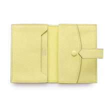 Load image into Gallery viewer, HERMES Bearn Card Case Limoncello Chevre Myzore Goatskin
