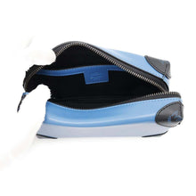 Load image into Gallery viewer, MCM Soft Berlin Cloth Crossbody Bag BlueMMRBABF01H9001 Leather Size Mini
