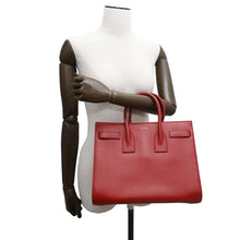 将图像加载到图库查看器中，SAINT LAURENT PARIS Sac de Jules 2WAYBag Red355153 Leather
