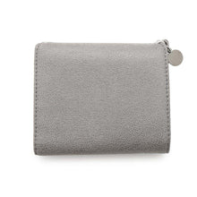 将图像加载到图库查看器中，Stella McCartney Falabella Compact Wallet Light Gray Polyester

