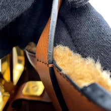 Load image into Gallery viewer, Valentino Garavani V-sling 2WAY Shoulder Brown Mouton Leather
