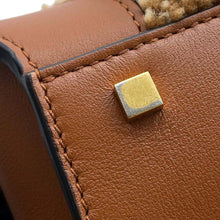 Load image into Gallery viewer, Valentino Garavani V-sling 2WAY Shoulder Brown Mouton Leather
