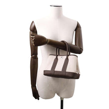 Load image into Gallery viewer, HERMES Neo Garden Ebene Toile H Viking Negonda Leather Size 23

