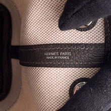 Load image into Gallery viewer, HERMES Neo Garden Ebene Toile H Viking Negonda Leather Size 23
