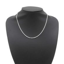 将图像加载到图库查看器中，HERMES ★Chaine d&#39;Ancre Mini Sellier Necklace Size TTPM SV925
