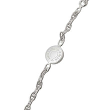 将图像加载到图库查看器中，HERMES ★Chaine d&#39;Ancre Mini Sellier Necklace Size TTPM SV925
