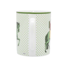 Load image into Gallery viewer, HERMES Cavalier en form mug 300ml Green Porcelain Size 300ml

