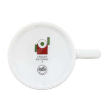 Load image into Gallery viewer, HERMES Cavalier en form mug 300ml Green Porcelain Size 300ml

