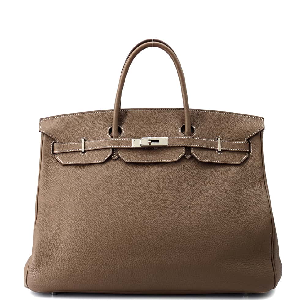 HERMES Birkin Etoupe Togo Leather Size 40