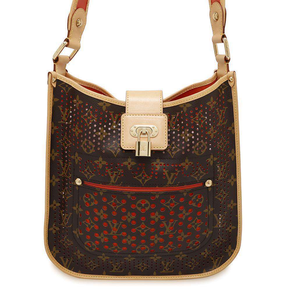 LOUIS VUITTON Muset OrangeM95174 Monogram Perfo