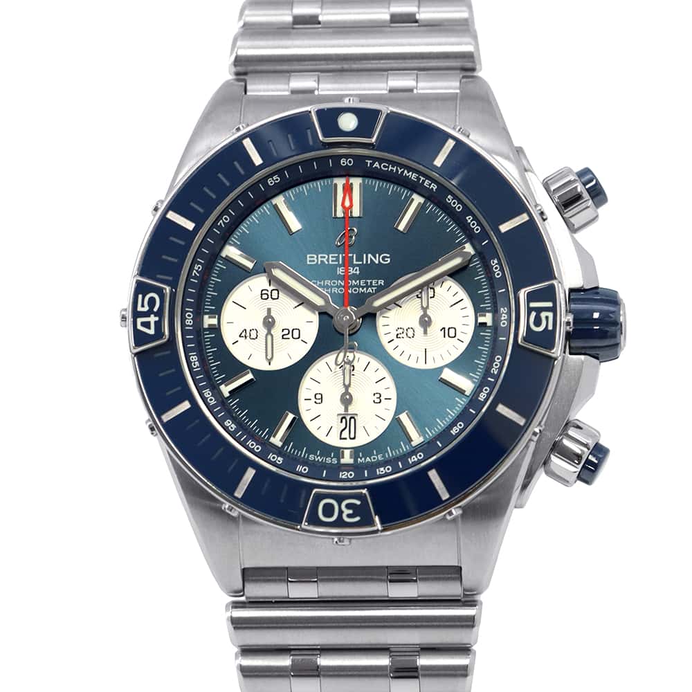 BREITLING Super Chronomat B01 44 W44mm Stainless Steel Blue DialAB0136161C1A1/AB0136