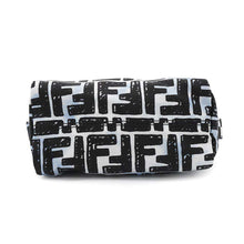 将图像加载到图库查看器中，FENDI Beauty Pouch Light Blue/Black8N0172 Polyamide95% Resin5% Size Small
