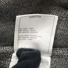 Load image into Gallery viewer, CHANEL COCO Button Denim Jacket Size 36 BlackP74033 Cotton 70% Viscose 18% Polyester 12%
