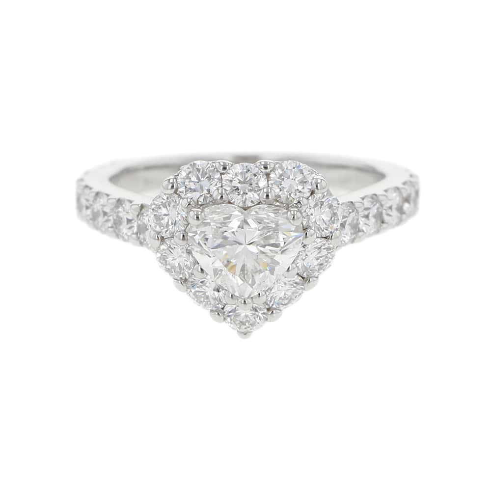 GRAFF Icon Heart Ring Size #Approximately6RGR619 18K White Gold