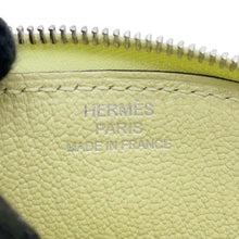Load image into Gallery viewer, HERMES Paddock Coin purse Jaune Bull John / Nata Chevre Myzore Goatskin
