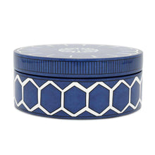 将图像加载到图库查看器中，HERMES Box Blue Daiyule White/Blue LacquerWood Size MM

