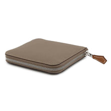 Load image into Gallery viewer, HERMES Azap compact silk in Etoupe Epsom
