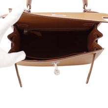 将图像加载到图库查看器中，HERMES Kelly Sellier Gold Epsom Size 25
