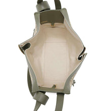 Load image into Gallery viewer, LOEWE hammock Beige/GreenA538S35X43 Canvas Leather Size Small
