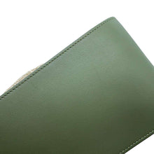 Load image into Gallery viewer, LOEWE hammock Beige/GreenA538S35X43 Canvas Leather Size Small
