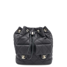 Load image into Gallery viewer, CHANEL Matelasse Backpack BlackAS4342 Lambskin
