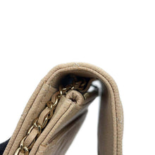 Load image into Gallery viewer, CHANEL Matelasse Cocorock Chain Wallet BeigeA80766 Caviar Leather
