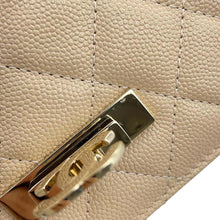 Load image into Gallery viewer, CHANEL Matelasse Cocorock Chain Wallet BeigeA80766 Caviar Leather
