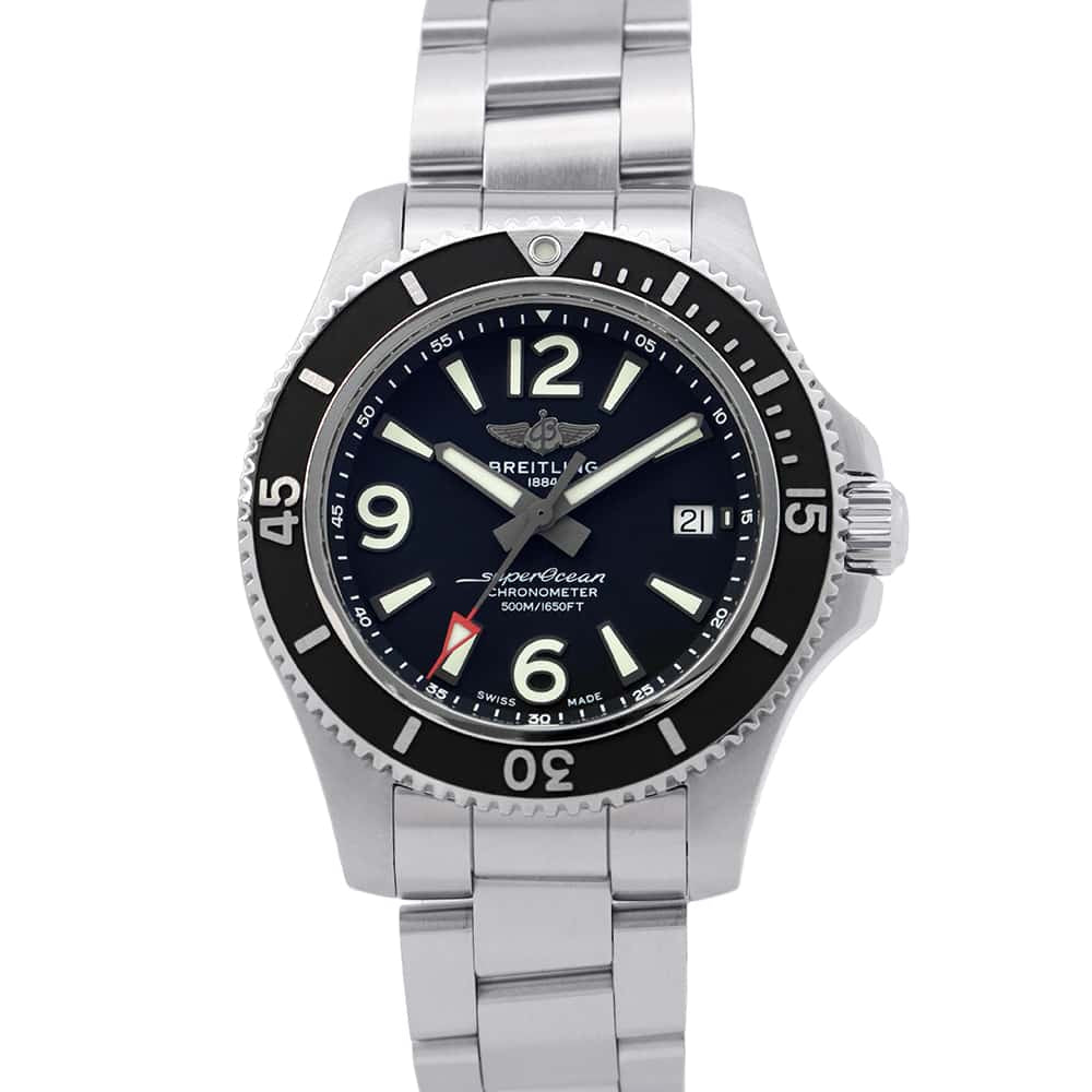 BREITLING Superocean Automatic 42 W42mm Stainless Steel Black DialA17366021B1A1