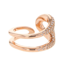 将图像加载到图库查看器中，HERMES ★Chaine d&#39;Ancre Punk Ring Size 52/#12 18K Pink Gold
