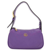 将图像加载到图库查看器中，GUCCI GG Marmont Aphrodite Shoulder Purple739076 Leather
