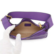 将图像加载到图库查看器中，GUCCI GG Marmont Aphrodite Shoulder Purple739076 Leather
